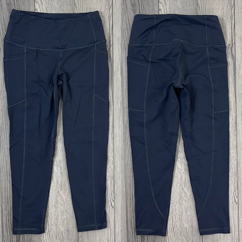 Victoria Sport Women's Size XS Gray Pull On Athletic Pocket Cropped Leggings Gym
